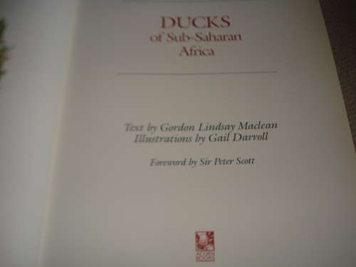 A BEAUTIFUL LIMITED EDITION HUGE COFFEE TABLE BOOK " DUCKS " A WONDERFUL GIFT !!!!