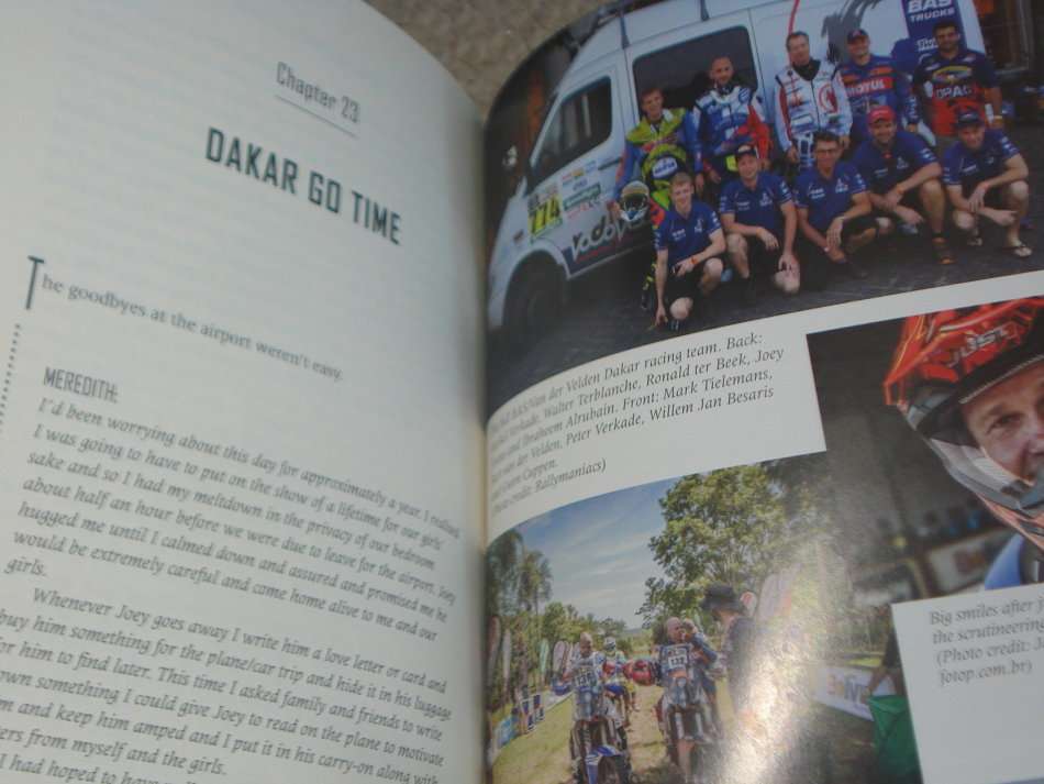 FROM PARA TO DAKAR SCARCE BOOK SIGNED BY JOEY EVANS