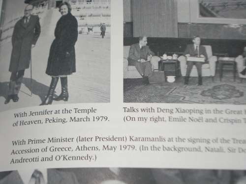 VERY SCARCE BOOK SIGNED BY ROY JENKINS-POLITICIAN AND PRESIDENT OF EU  !!!!