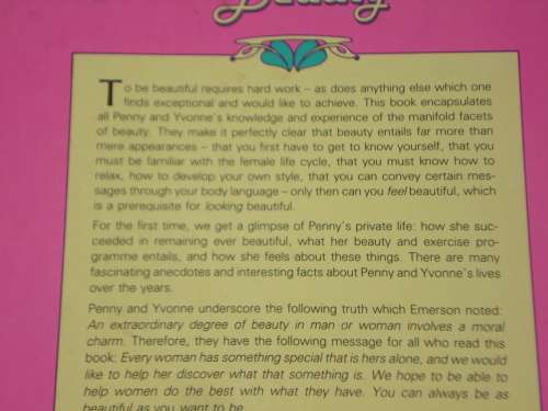 SCARCE BOOK-SIGNED BY BEAUTY LEGEND PENNY COELEN    MISS WORLD !!!!