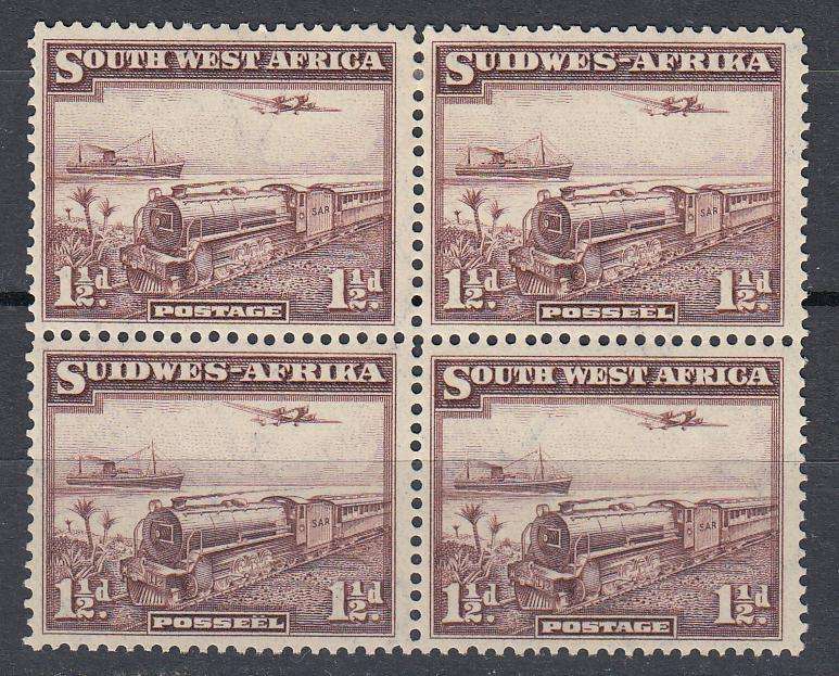 SWA-SG 96 SUPERB UNMOUNTED MINT BLOCK  58 POUNDS ++