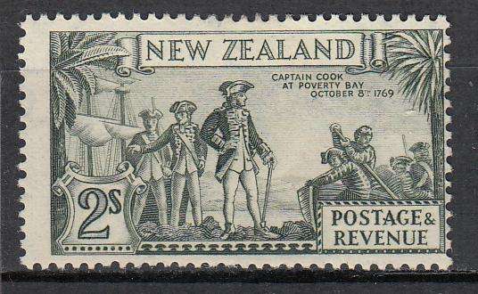 NEW ZEALAND-KGVI DIFFICULT SG568 VERY FINE MINT-LIGHT HINGE REM.  50 POUNDS