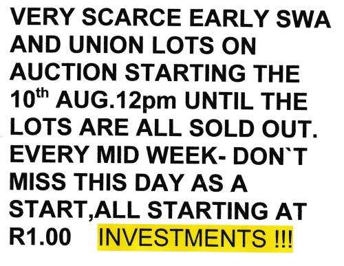 END AUGUST AUCTION CLOSING 22nd AUG. -SOME LOVELY LOTS-READ BELOW !!!!!!