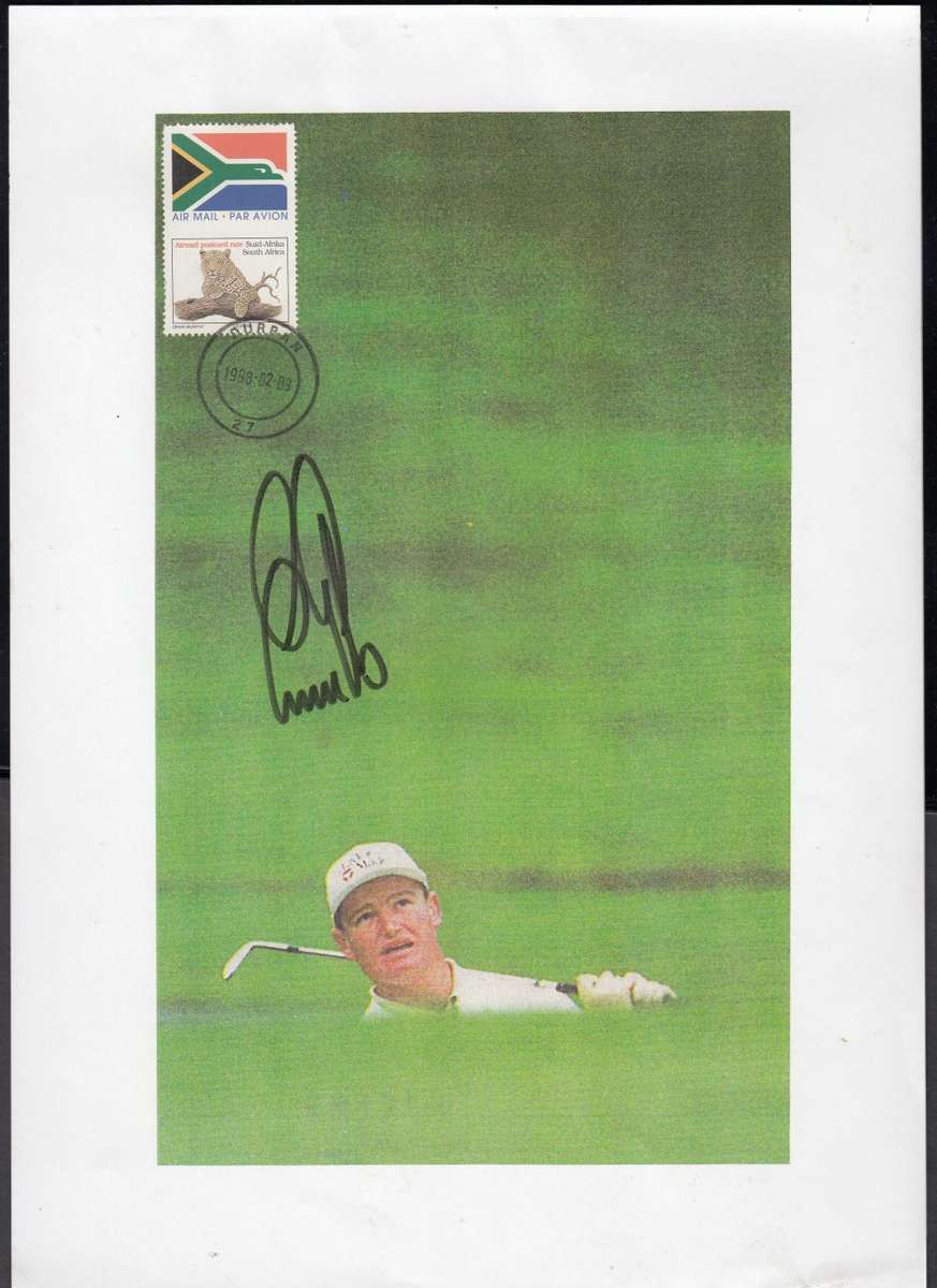 SCARCE GENUINE SIGNATURE  ERNIE ELS  !!!       READ BELOW