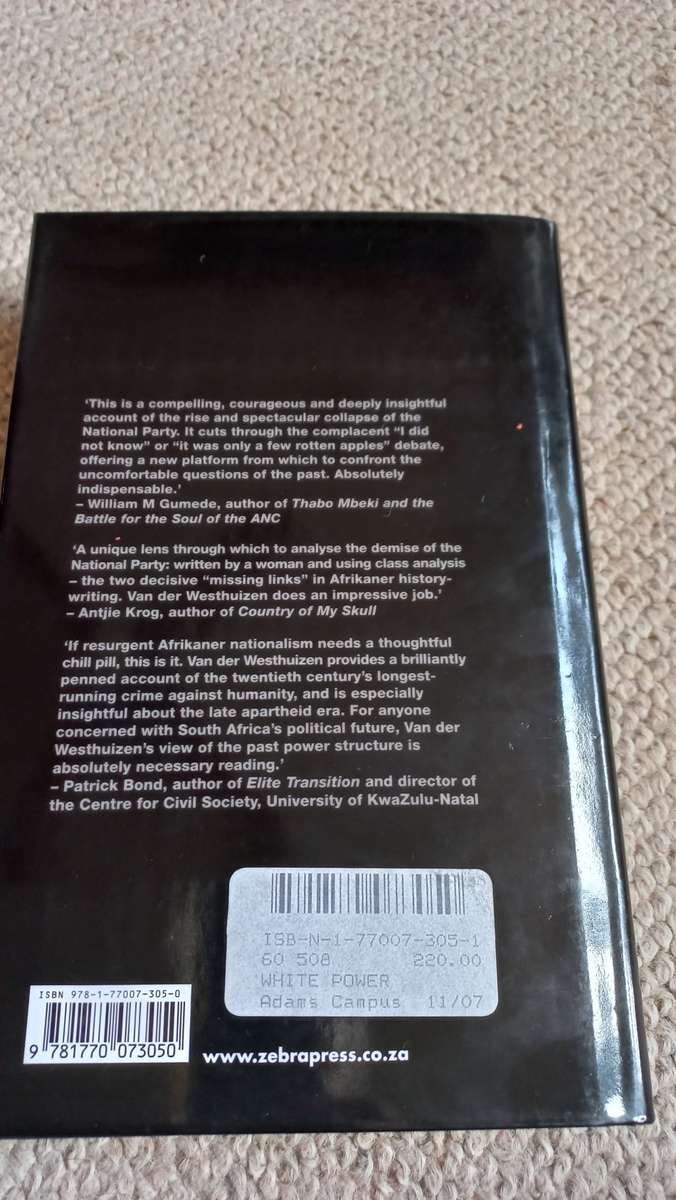 A VERY INTERESTING READ " WHITE POWER-RISE AND FALL OF N.P. "  SIGNED COPY