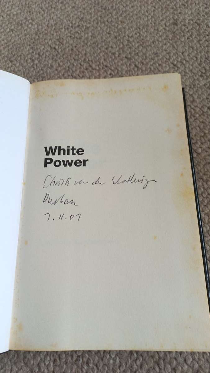 A VERY INTERESTING READ " WHITE POWER-RISE AND FALL OF N.P. "  SIGNED COPY