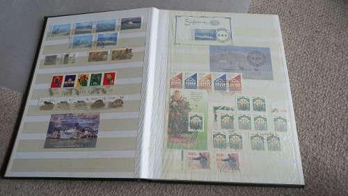 RSA-MASSIVE COLLECTION IN 16 DOUBLE SIDED STOCK BOOK-MANY INTERESTING.
