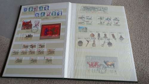 RSA-MASSIVE COLLECTION IN 16 DOUBLE SIDED STOCK BOOK-MANY INTERESTING.