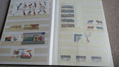 RSA-MASSIVE COLLECTION IN 16 DOUBLE SIDED STOCK BOOK-MANY INTERESTING.