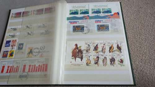 RSA-MASSIVE COLLECTION IN 16 DOUBLE SIDED STOCK BOOK-MANY INTERESTING.