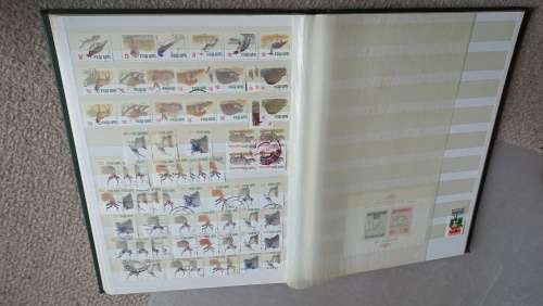 RSA-MASSIVE COLLECTION IN 16 DOUBLE SIDED STOCK BOOK-MANY INTERESTING.