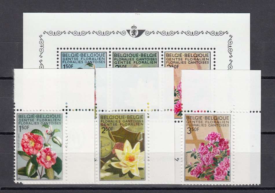 BELGIUM-SUPERB UNMOUNTED SET + MINI SHEET   6 POUNDS