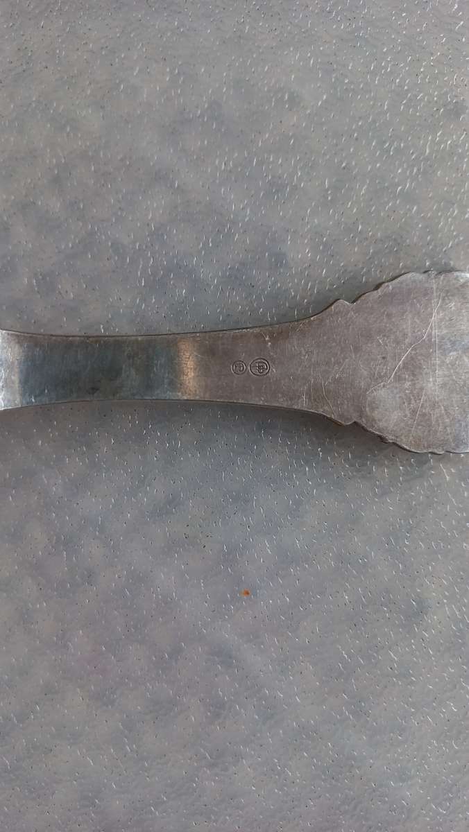 NICE DANISH CAKE LIFTER HALLMARKED TWICE   55 grams  READ BELOW