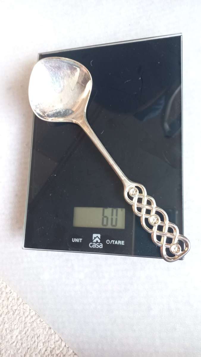 SCARCE ' DAVID-ANDERSEN ' 830s LARGE SILVER SPOON     60 grams  READ BELOW
