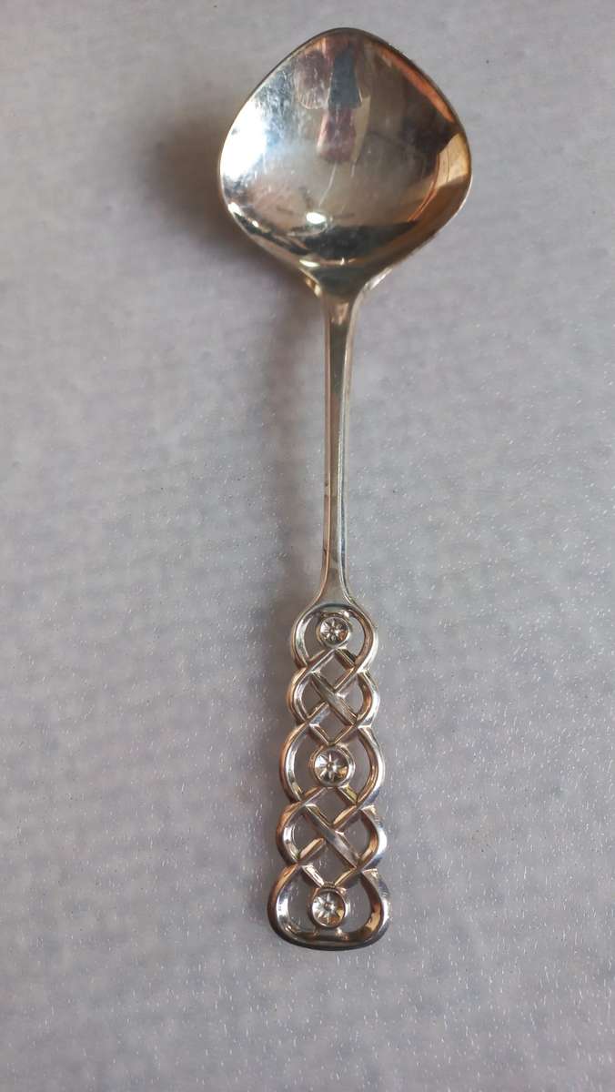 SCARCE ' DAVID-ANDERSEN ' 830s LARGE SILVER SPOON     60 grams  READ BELOW