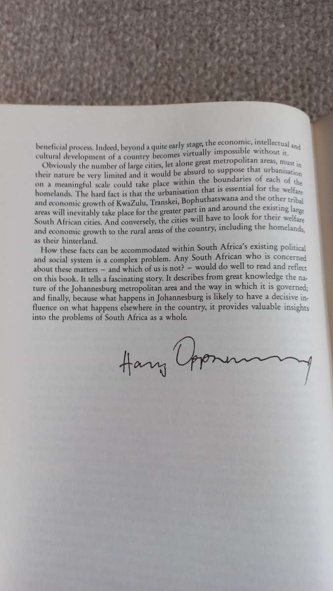 A CITY DIVIDED-JOHANNESBURG AND SOWETO-SIGNED BY NIGEL MANDY