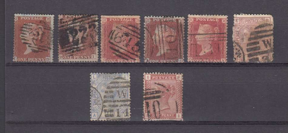 GB-QV LOT OF NICE 1d REDS ETC-HIGH CAT. VALUE