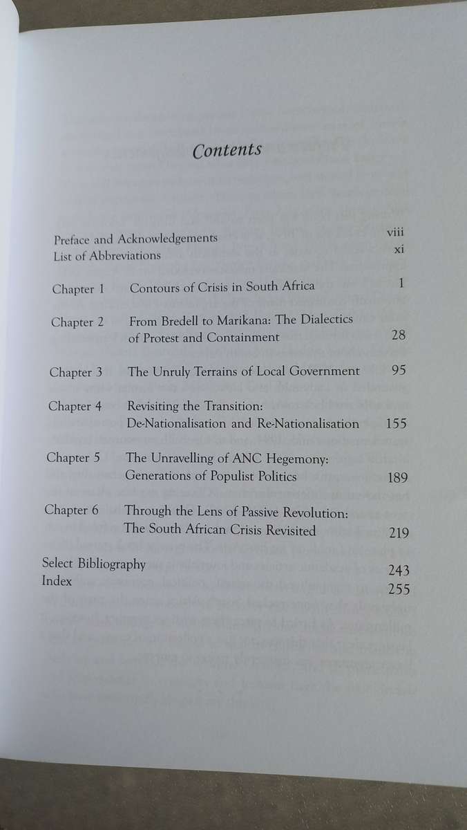 RETHINKING THE SOUTH AFRICAN CRISIS-FIRST EDITION 2013 SIGNED COPY-NEW !!