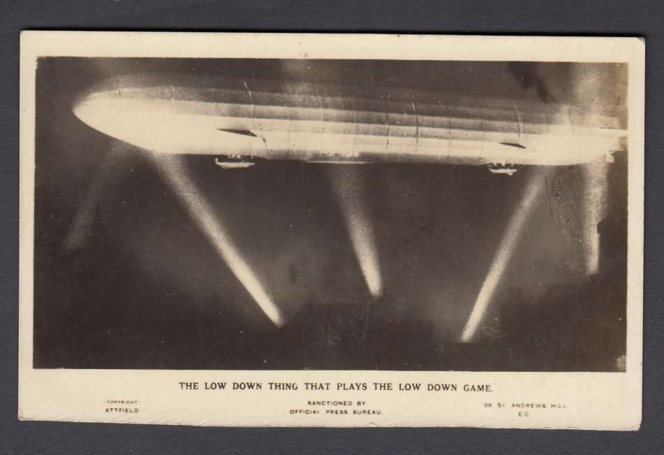 ZEPPELIN CARD FINE UNUSED