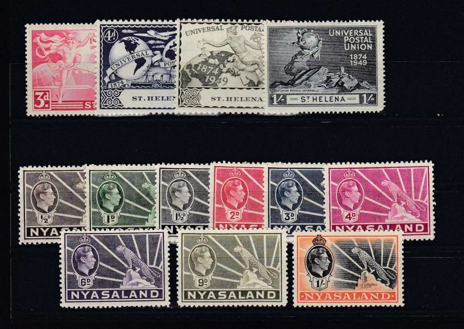 KGVI LOT OF VERY FINE MINT-FILL SOME GAPS-HINGE REM.