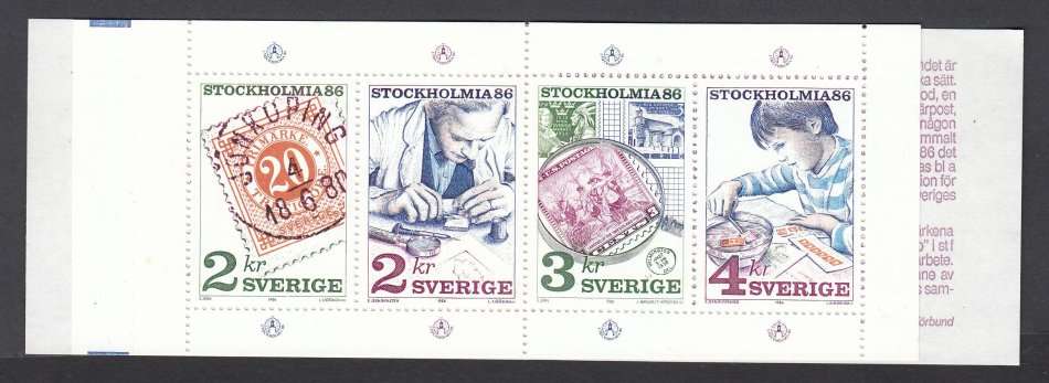 SWEDEN-LOVELY BOOKLET INTACT.  24 POUNDS STAMPS ALONE !!!