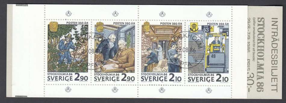 SWEDEN-LOVELY BOOKLET INTACT.