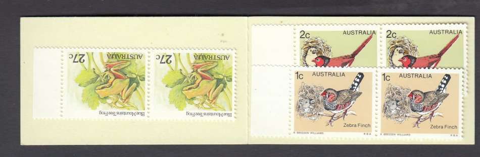 AUSTRALIA-BIRDS ETC BOOKLET VERY FINE INTACT