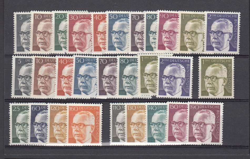 GERMANY-VERY SCARCE MOSTLY UNMOUNTED MINT DIFFERENT PRINTINGS-HUGE CATALOGUE VALUE