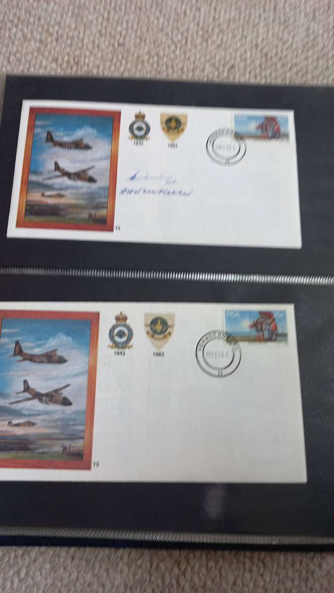 FLIGHT COVERS ALL 12 SIGNED WITH THE 12  NORMALS SCARCE LOT-READ BELOW