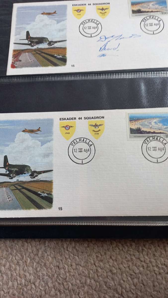 FLIGHT COVERS ALL 9 SIGNED WITH THE 9  NORMALS SCARCE LOT-READ BELOW