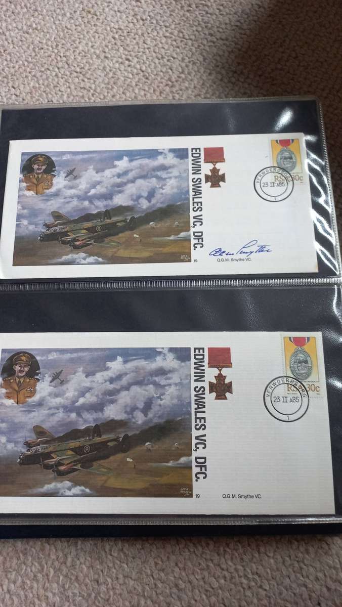 FLIGHT COVERS ALL 9 SIGNED WITH THE 9  NORMALS SCARCE LOT-READ BELOW