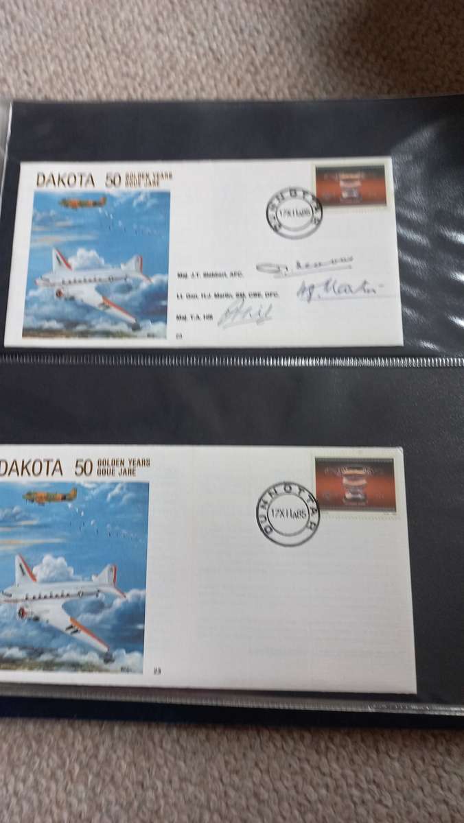 FLIGHT COVERS ALL 9 SIGNED WITH THE 9  NORMALS SCARCE LOT-READ BELOW