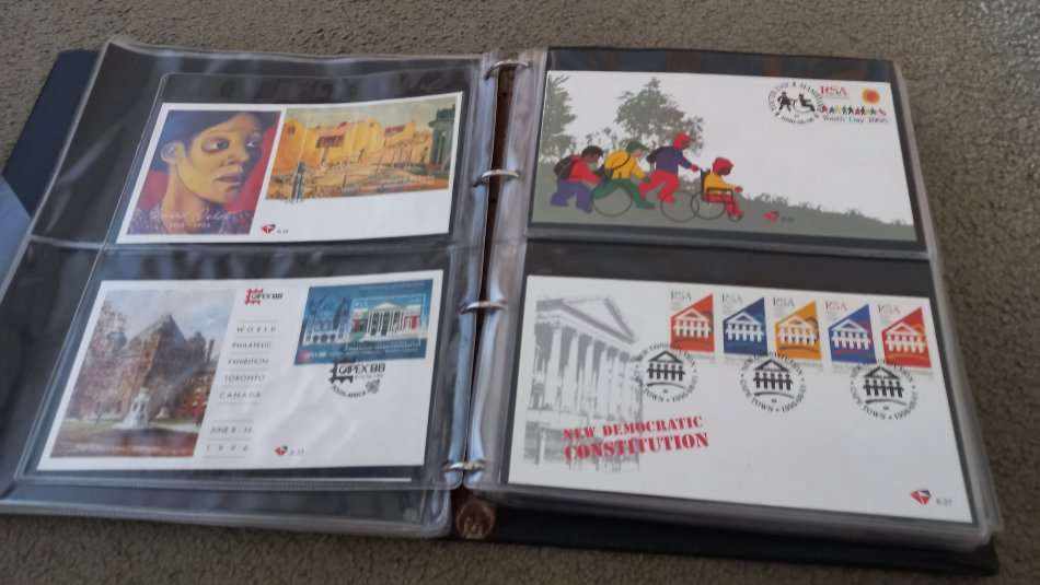 SA-LARGE FDC ALBUM WITH A VERY NEAR COMPLETE RANGE OF ISSUES-1996-2000