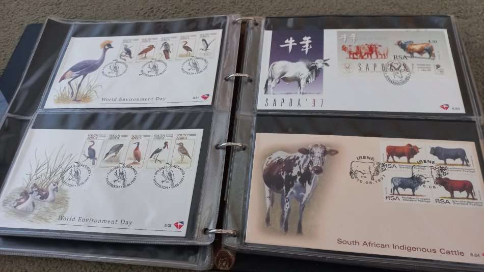 SA-LARGE FDC ALBUM WITH A VERY NEAR COMPLETE RANGE OF ISSUES-1996-2000