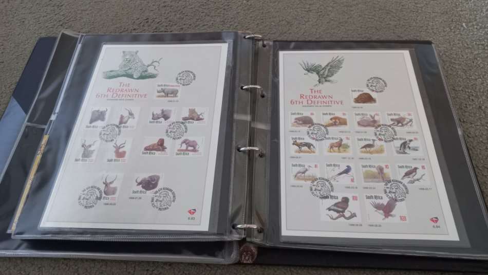 SA-LARGE FDC ALBUM WITH A VERY NEAR COMPLETE RANGE OF ISSUES-1996-2000