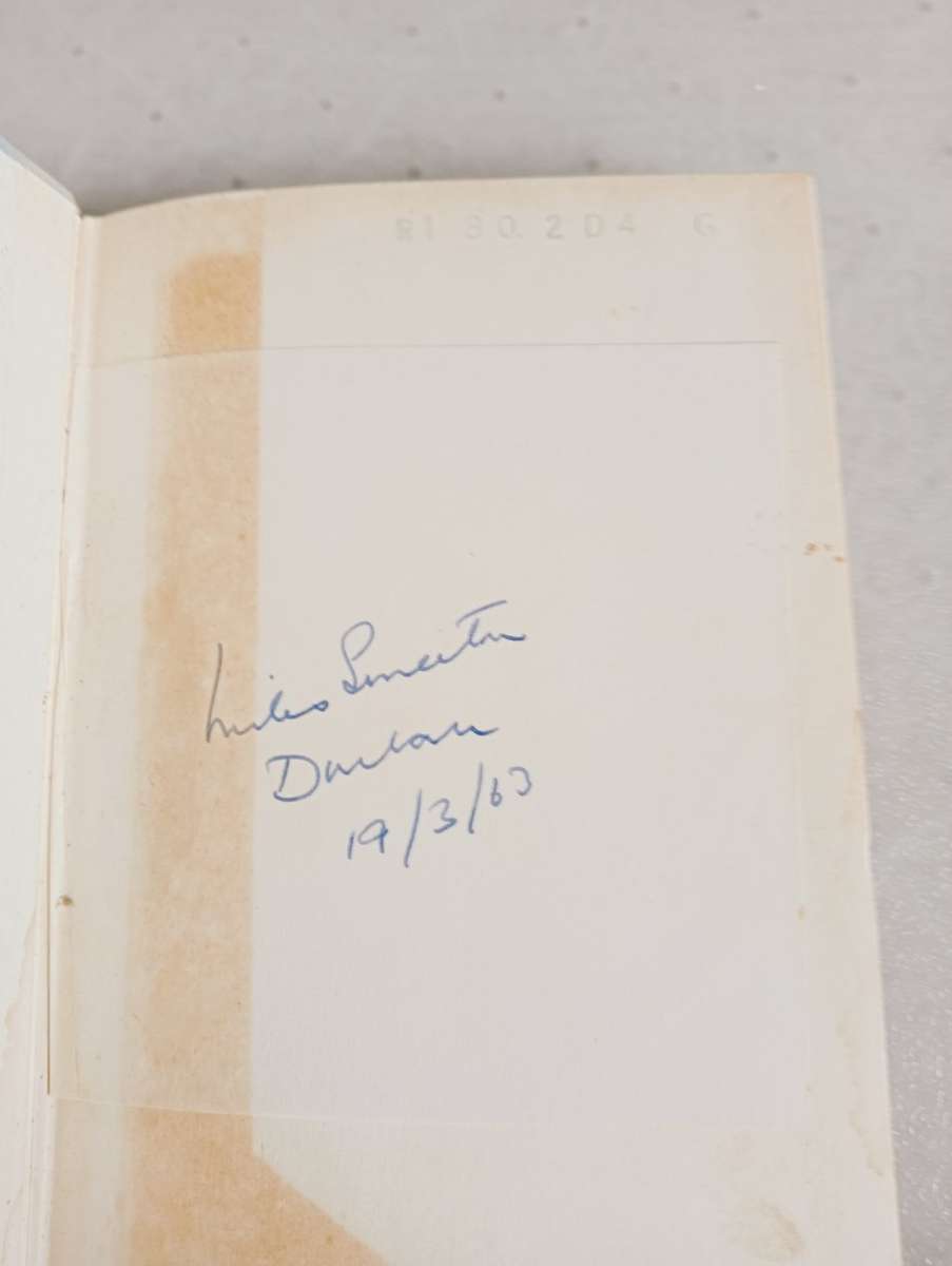 MANY SPORTS SIGNED BOOKS ON AUCTION-THIS " ONCE IS ENOUGH-SIGNED BY MILES SMEETON "