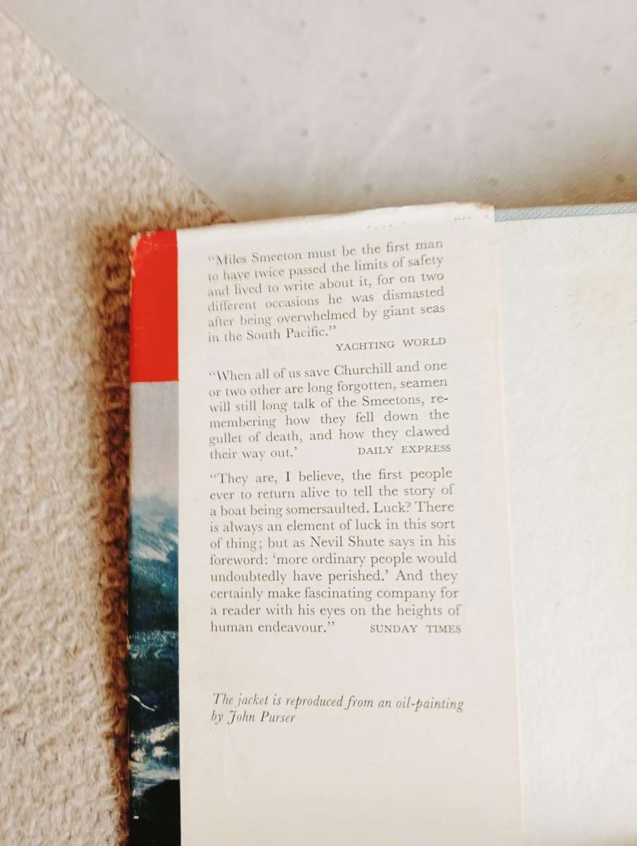 MANY SPORTS SIGNED BOOKS ON AUCTION-THIS " ONCE IS ENOUGH-SIGNED BY MILES SMEETON "