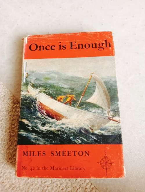 MANY SPORTS SIGNED BOOKS ON AUCTION-THIS " ONCE IS ENOUGH-SIGNED BY MILES SMEETON "