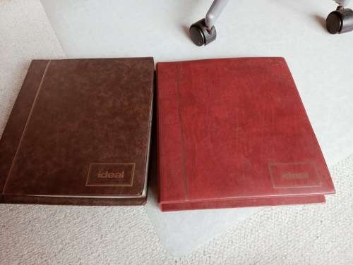 TWO FDC ALBUMS WITH QUALITY PLASTIC POCKETS MANY MANY FDC RSA AND BOP.