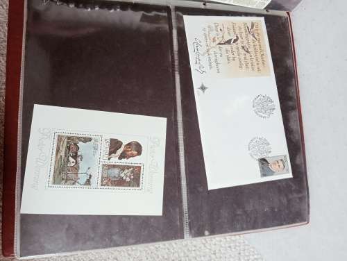 TWO FDC ALBUMS WITH QUALITY PLASTIC POCKETS MANY MANY FDC RSA AND BOP.