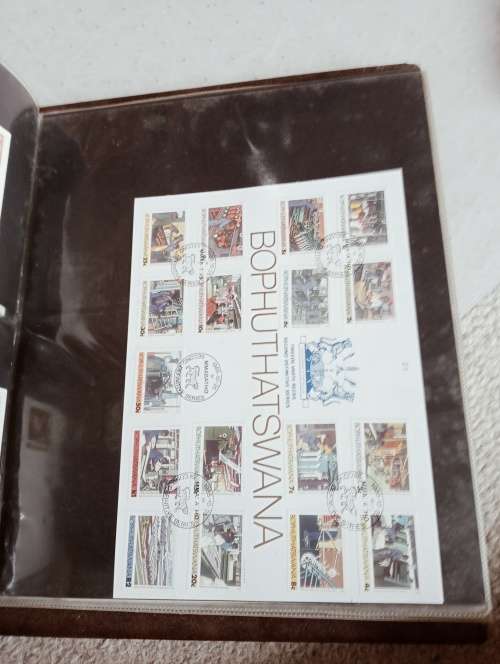 TWO FDC ALBUMS WITH QUALITY PLASTIC POCKETS MANY MANY FDC RSA AND BOP.