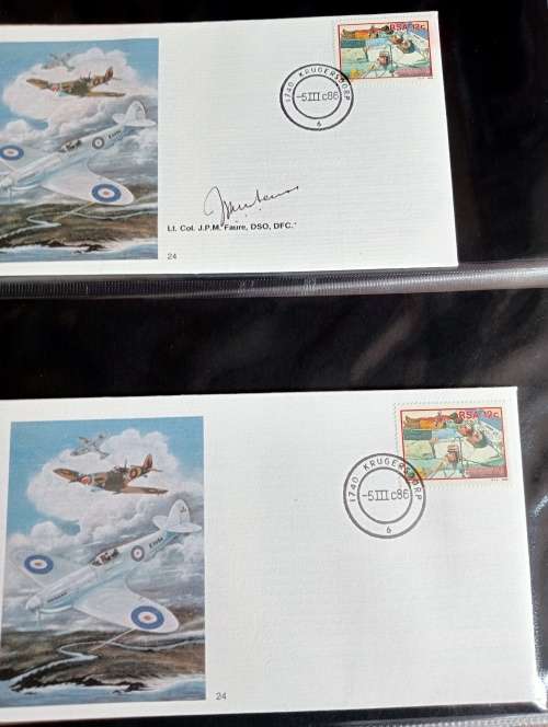 LOVELY FLIGHT COVER ALBUM ABOUT 11 SIGNED COVERS WITH NORMAL + OTHERS-SEE NEXT LOT