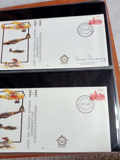 LOVELY FLIGHT COVER ALBUM ABOUT 11 SIGNED COVERS WITH NORMAL + OTHERS-SEE NEXT LOT