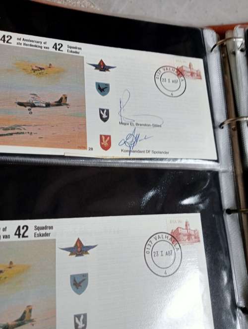 LOVELY FLIGHT COVER ALBUM ABOUT 11 SIGNED COVERS WITH NORMAL + OTHERS-SEE NEXT LOT