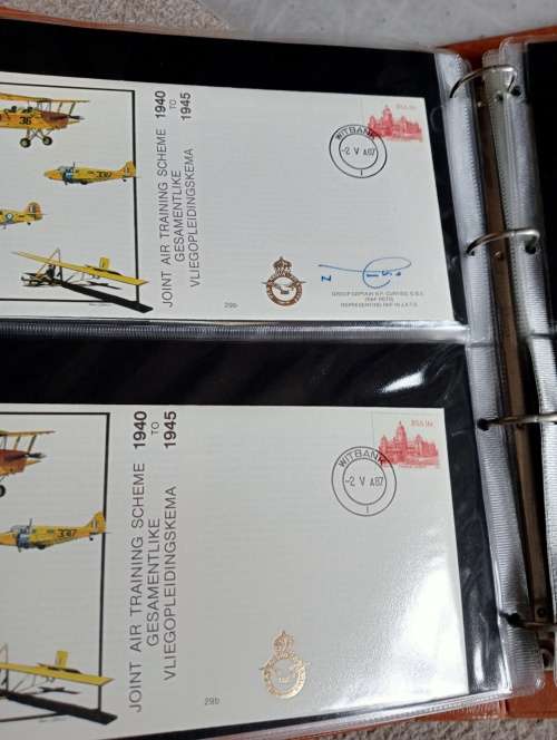 LOVELY FLIGHT COVER ALBUM ABOUT 11 SIGNED COVERS WITH NORMAL + OTHERS-SEE NEXT LOT