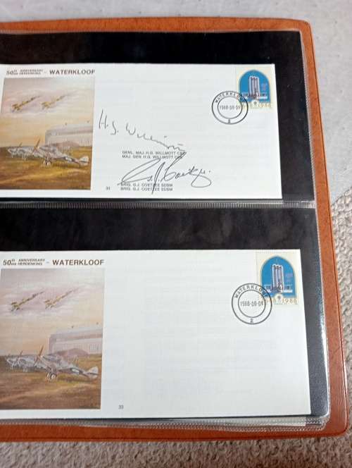 LOVELY FLIGHT COVER ALBUM ABOUT 11 SIGNED COVERS WITH NORMAL + OTHERS-SEE NEXT LOT