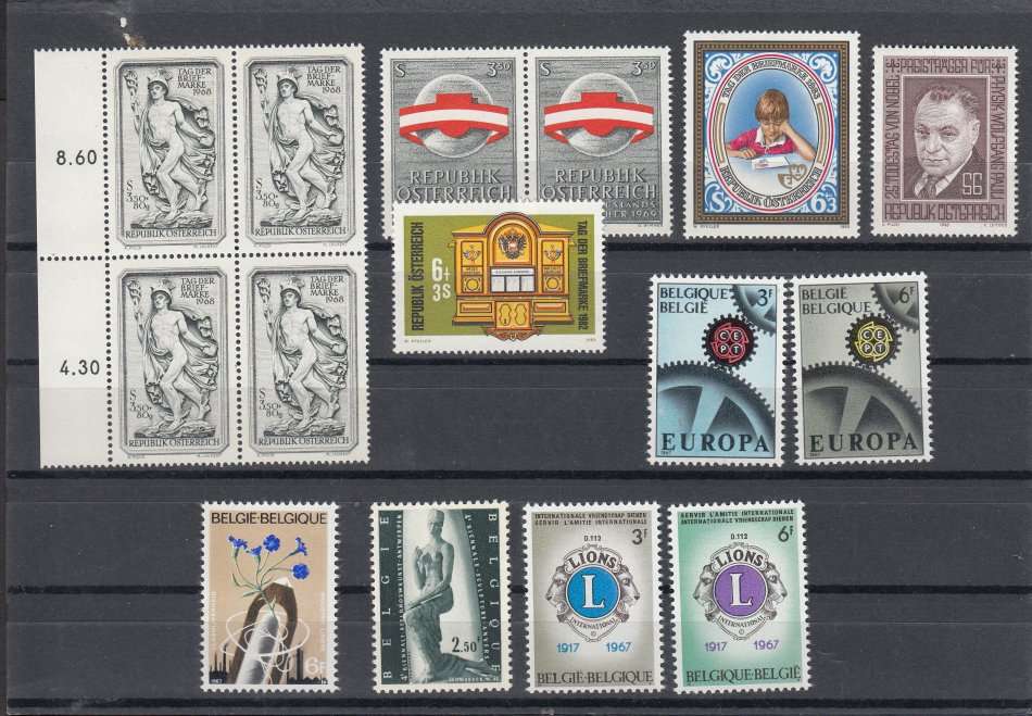 BELGIUM/AUSTRIA-    SUPERB UNMOUNTED MINT LOT