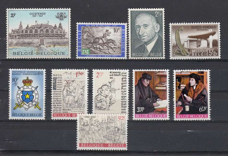 BELGIUM-      SUPERB UNMOUNTED MINT LOT  FILL THE GAPS