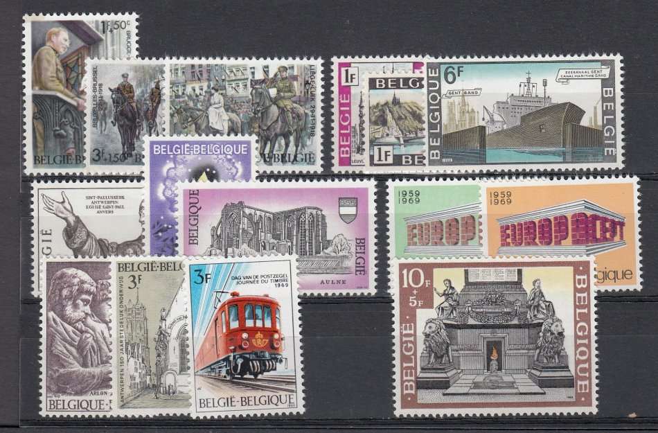 BELGIUM-      SUPERB UNMOUNTED MINT LOT  FILL THE GAPS