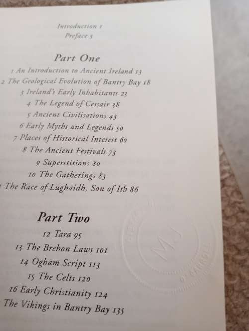 VERY SCARCE BOOK FROM M.J.CARROLL`S LIBRARY-SIGNED AND 385 PAGES OF HISTORY